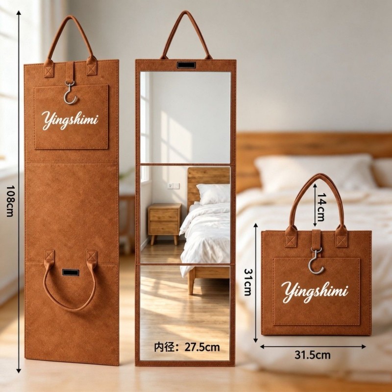 Foldable Full-Length Mirror
